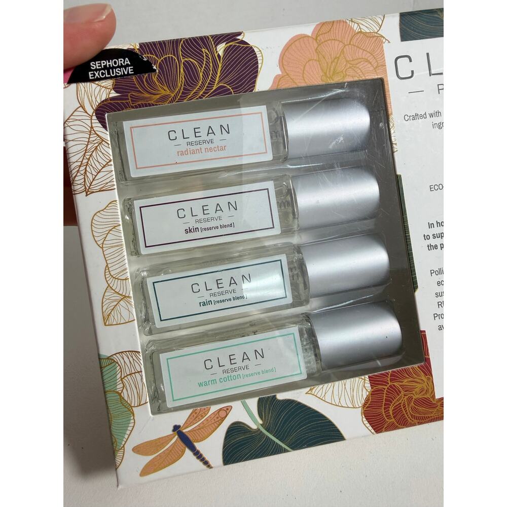 Clean Reserve Travel Spray Layering 4 x .17 oz Eau de Perfume NEW & SEALED BOX - Picture 2 of 5